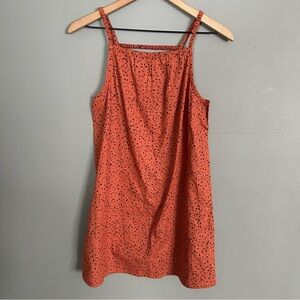 H&M Girl's Elastic Stretch Straps | Rust‎ Orange + Black Splatters
